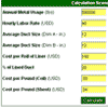 Vicon Justification Calculator